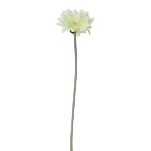 Floristik24 Konstgjorda blommor Gerbera Vit 45cm