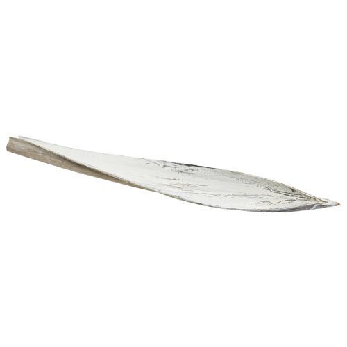 Artikel Kokosnötskal kokosblad tvättat vitt 60cm