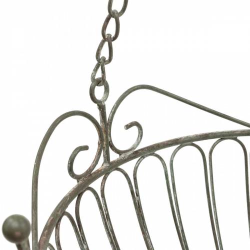 Floristik24 Blomkorg dekorativ växtkorg rost vittvättad metall Ø28/22cm set om 2
