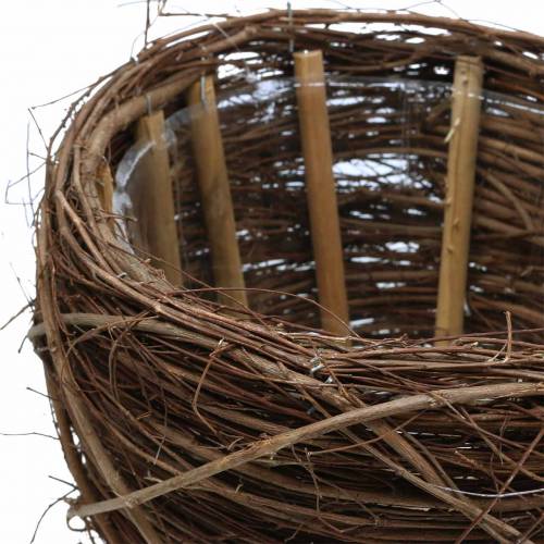 Växtpotten willow naturliga färger Ø26 / 20cm H20 / 16cm uppsättning av 2
