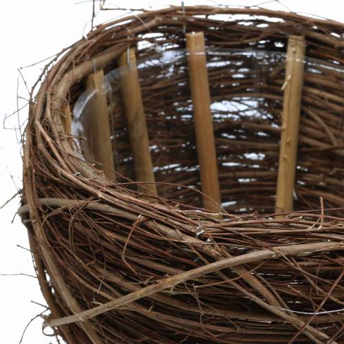 Artikel Växtpotten willow naturliga färger Ø26 / 20cm H20 / 16cm uppsättning av 2