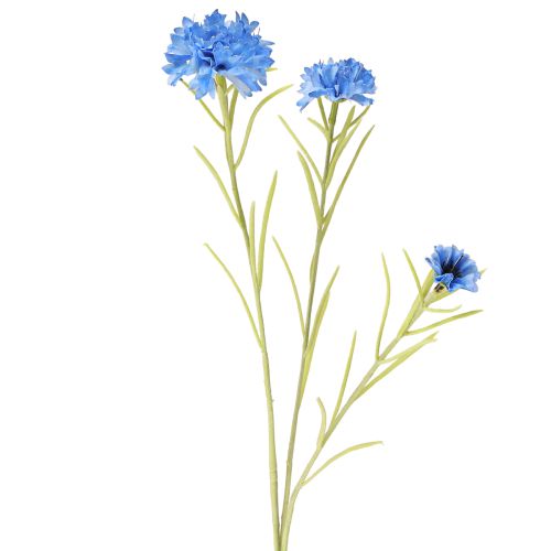 Blåklint konstgjorda blå konstgjorda blommor sommar 85cm 3st