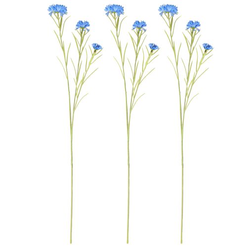 Artikel Blåklint konstgjorda blå konstgjorda blommor sommar 85cm 3st