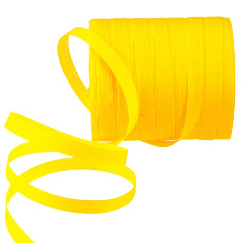 Artikel Curlingband presentband gul bomull 10mm 100