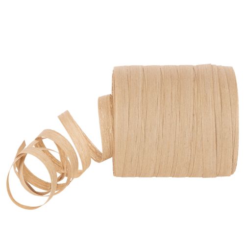 Krullband naturfiber presentband 10mm 100m köpa | Floristik24.se