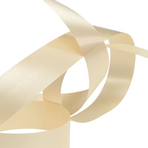 Floristik24 Giftband curlingbandskräm 25mm 100m