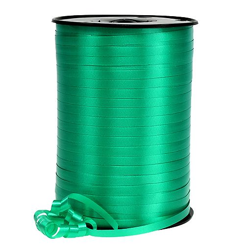 Floristik24 Lockband dekorativt band grönt 5mm 500m