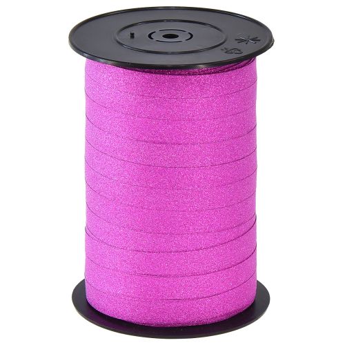 Presentband med Glitter Magnetico Metallic Pink 10mm 100m