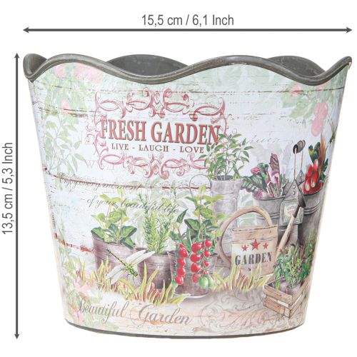 Artikel Örtkruka blomkruka plast Fresh Garden H13,5cm 2st