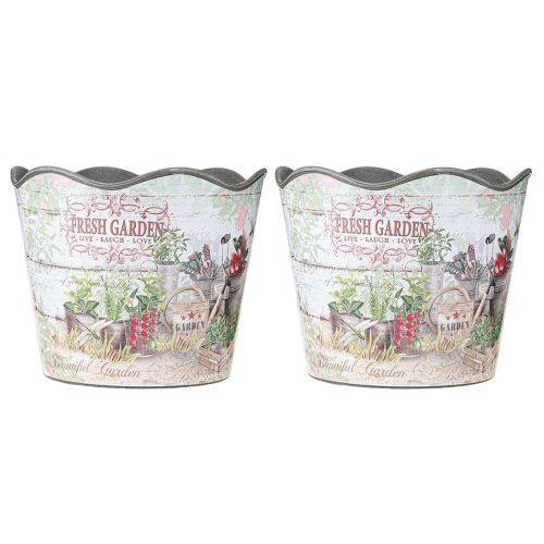 Artikel Örtkruka blomkruka plast Fresh Garden H13,5cm 2st
