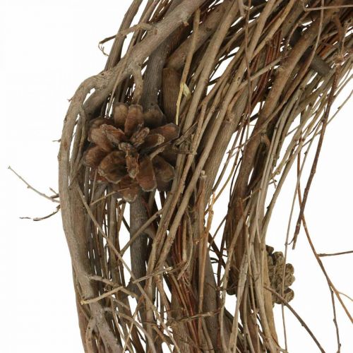Floristik24 Kvistkrans alm naturkrans deco krans natur Ø45cm