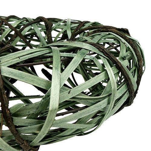 Floristik24 Krans med pil och bark stor grön Ø45cm