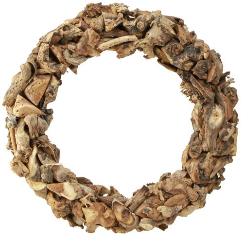 Artikel Kransrotsträ naturlig träkrans rustik bordsdekoration Ø40cm