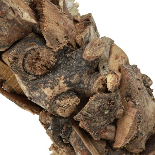 Artikel Kransrotsträ naturlig träkrans rustik bordsdekoration Ø40cm