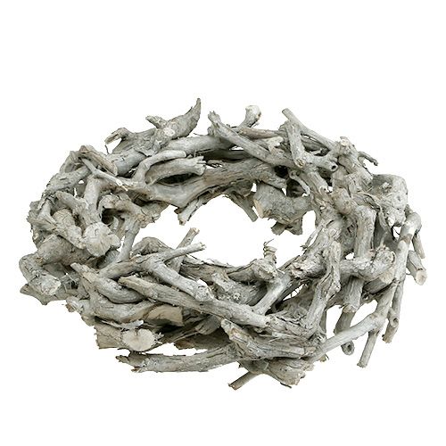 Floristik24 Krans av grenar stora Ø46cm naturliga