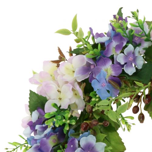 Artikel Krans Hortensia/Bär Lila Ø30cm