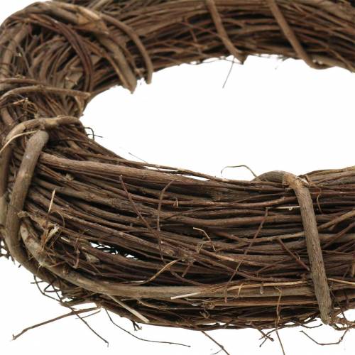 Floristik24 Dekorativ kranspil Ø25cm naturlig dörrkrans eller väggkrans
