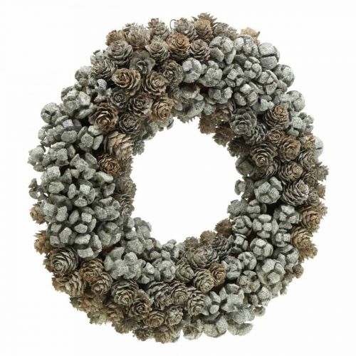 Floristik24 Deco krans kottar lärk cypress Julbord krans Ø30cm