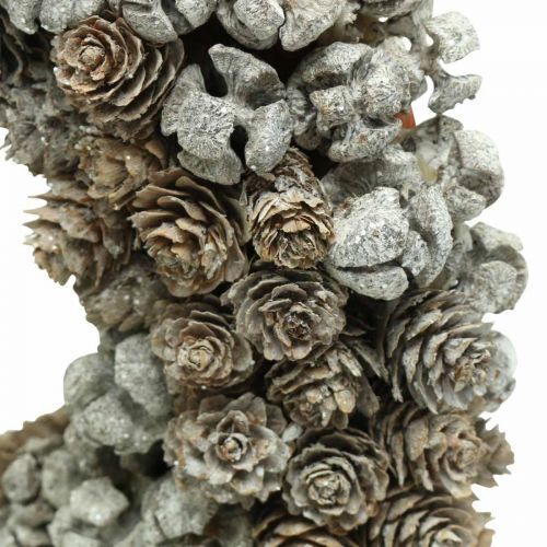 Floristik24 Deco krans kottar lärk cypress Julbord krans Ø30cm