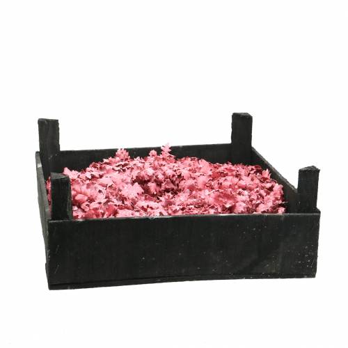 Floristik24 Krans av ekblad rosa vaxad Ø38cm