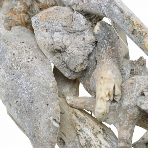 Floristik24 Kransrot ved grå naturlig dekoration rotkrans Ø40cm H9cm