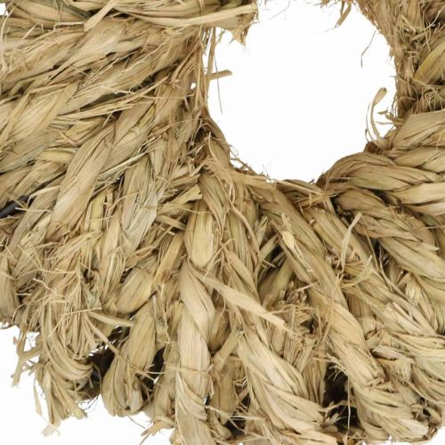Floristik24 Flätad halmkrans Ø30cm deco krans natur