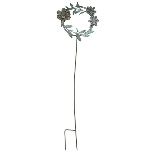 Artikel Trädgårdstiftblomma kransmetall H63cm