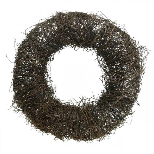 Artikel Vine krans mörkbrun krans för väggdekoration naturlig krans trä Ø35cm