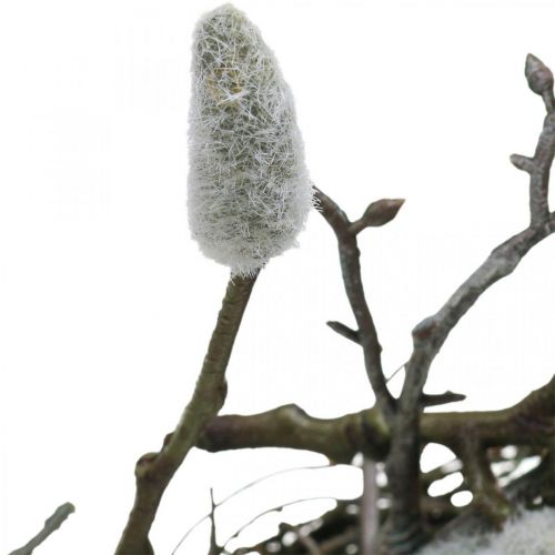 Floristik24 Dekorativ krans konstgjorda pilklossar bordsdekoration påsk Ø26cm