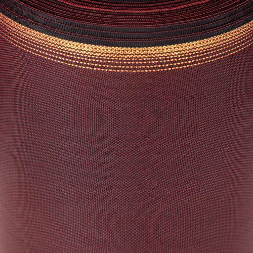 Kransband Bordeaux Moiré 125mm dekorationsband | Floristik24.se