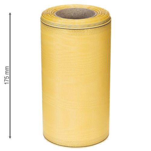 Artikel Kransband moiréfärgat kransband gult 175mm 25m