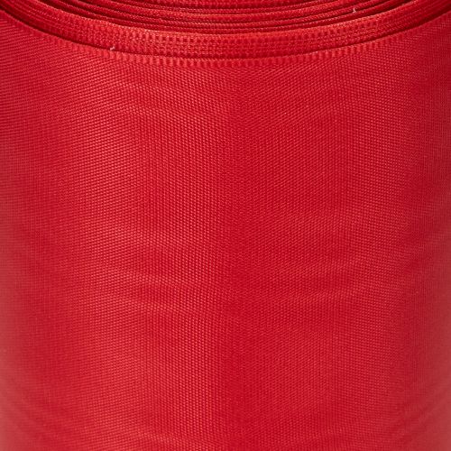 Artikel Rött kransband 125mm x 25m - Band för begravningsblomster, text och dekoration