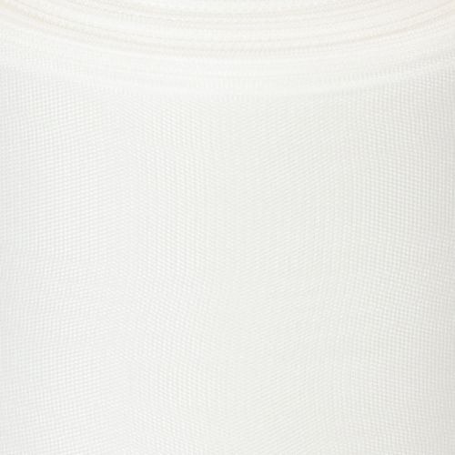 Artikel Vitt kransband, hög kvalitet, 75 mm x 25 m - dekorativt band för blomsterhandel och begravningsceremonier, perfekt för tryck.