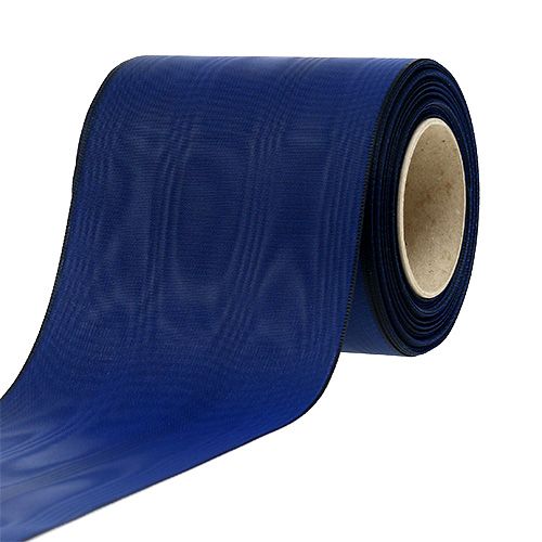 Floristik24 Kransband blå 100mm 25m