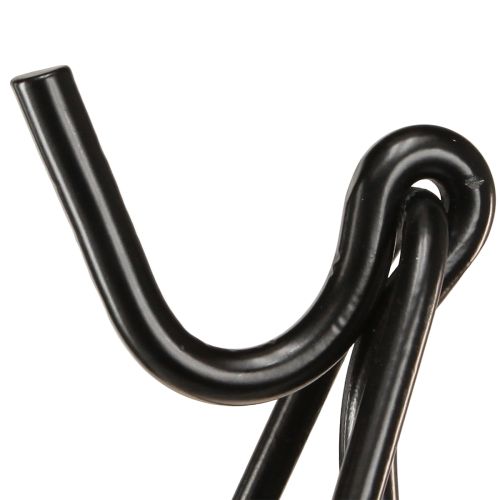 Artikel Kranshållare stående med krok svart metall staffli H56cm