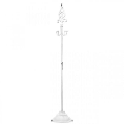 Artikel Kranshållare Shabby Chic Vit Kransställ Metall 4 Krokar H76cm