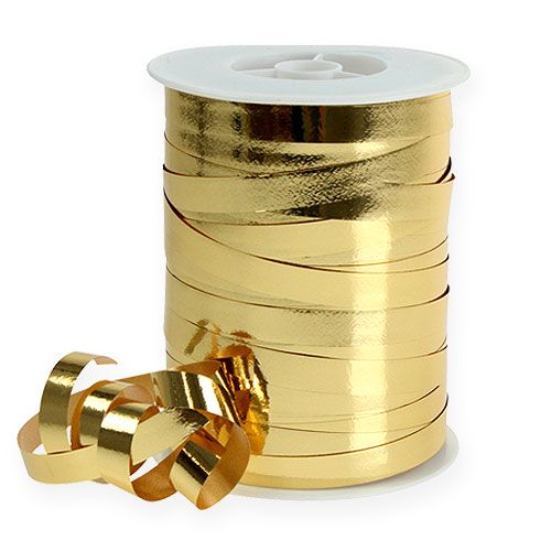 Artikel Lockband glänsande 10mm 250m guld