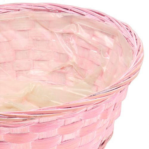 Artikel Chipkorg rund lila/vit/rosa Ø25cm 6 st