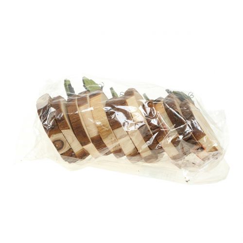 Floristik24 Pumpamix gjord av trä 6cm 12st