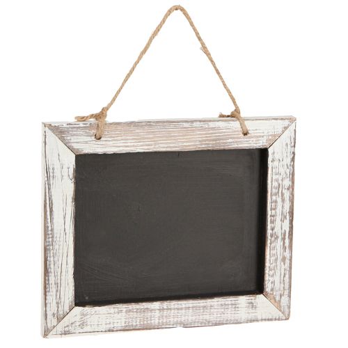 Floristik24 Svarta tavla för upphängning av vintage svart vit 24,5×20cm 2st