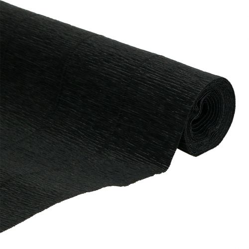 Florist Crepe Paper Svart 50x250cm