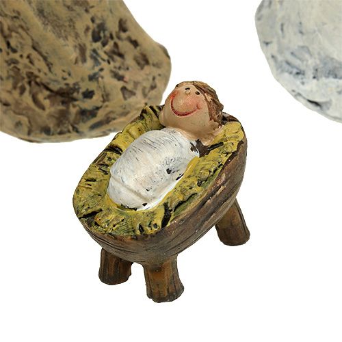 Artikel Födelsefigurer mix 4cm -11cm 8 st