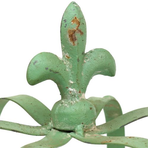 Floristik24 Krona Zink Ø19cm H23cm Grön