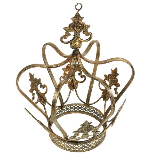 Floristik24 Kronguld antik Ø17,5cm H22,5cm