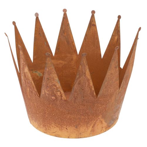 Artikel Växtkruka rost dekorativ skål metall dekorativ krona vintage Ø30cm