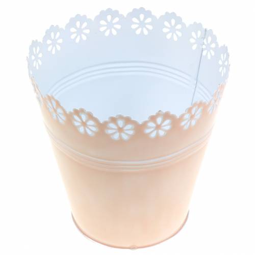 Floristik24 Blomkruka blomsterprydnad rosa Ø12,5cm H13,5cm