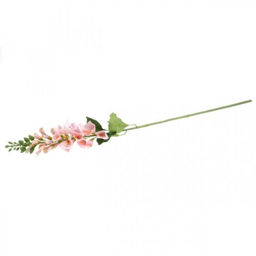 Artikel Konstgjord blomsterängsblomma rosa sidenblomma på stjälk H90cm