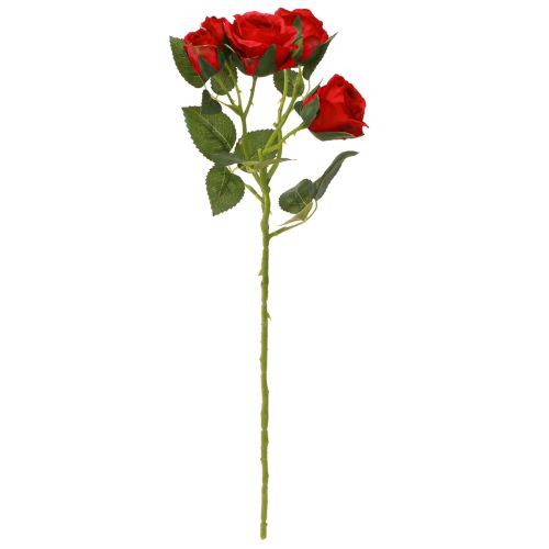 Artikel Konstgjorda dekorationsrosor Klarröd Ø4cm L45cm 3 st