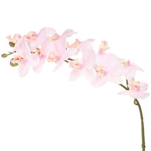 Artikel Konstgjorda orkidéer Ljusrosa Konstgjorda Blommor Real Touch 58cm 2st