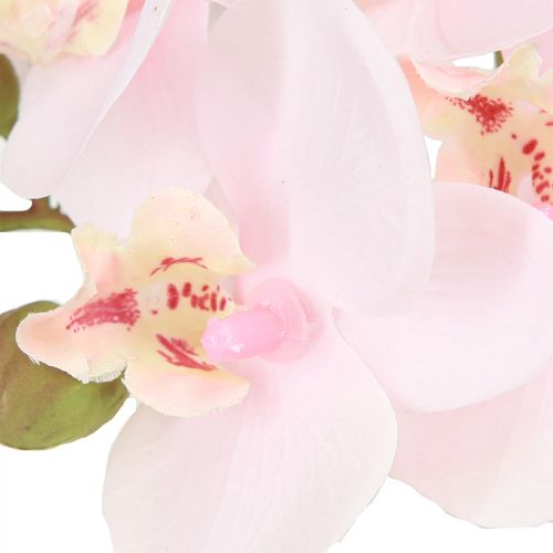 Artikel Konstgjorda orkidéer Ljusrosa Konstgjorda Blommor Real Touch 58cm 2st